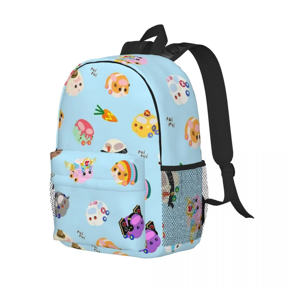 Pui Pui Molcar Assorted Characters Toss Design - Blue New Fashion High Capacity Waterproof College Backpack