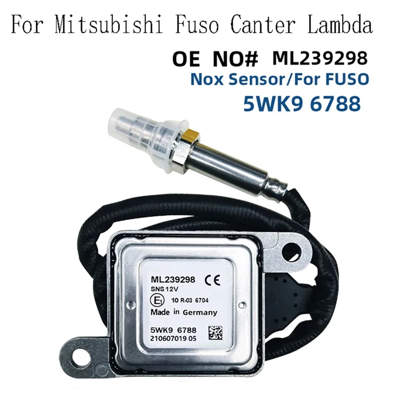 

5WK96788 Nitrogen Oxide Sensor Nox Sensor For Mitsubishi Fuso Canter Lambda Exhaust Gas Oxygen Sensor ML239298 Replacement