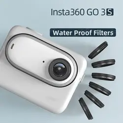 Optical Glass Waterproof Filter For Insta 360 GO 3S UV/CPL/ND8/16/32/64 Aluminum Alloy Lens Filter Thumb Camera Accessories