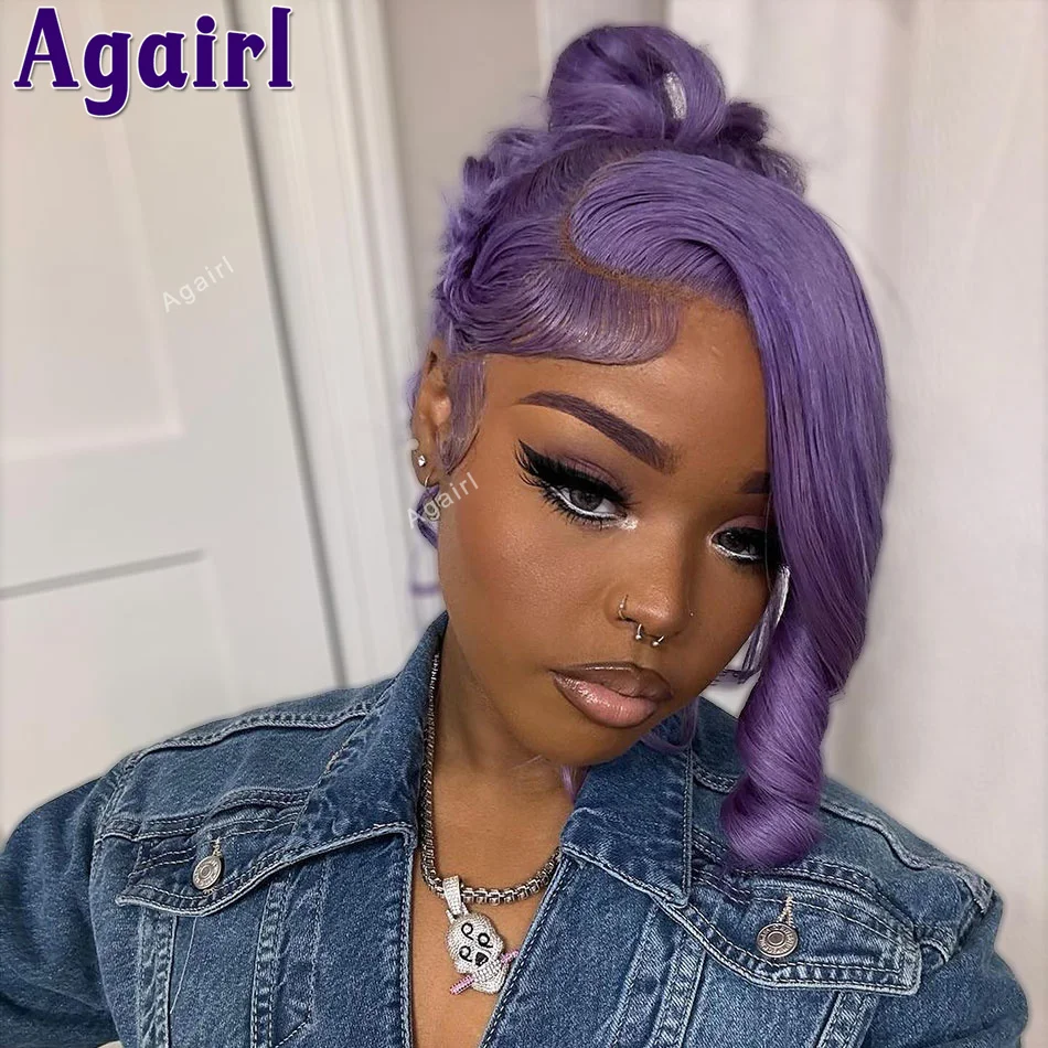 Lavender Color 13x6 13X4 Lace Front Wigs 200 Density Human Hair Wigs 613 Colored Body Wave Lace Frontal Wig For Women PrePlucked