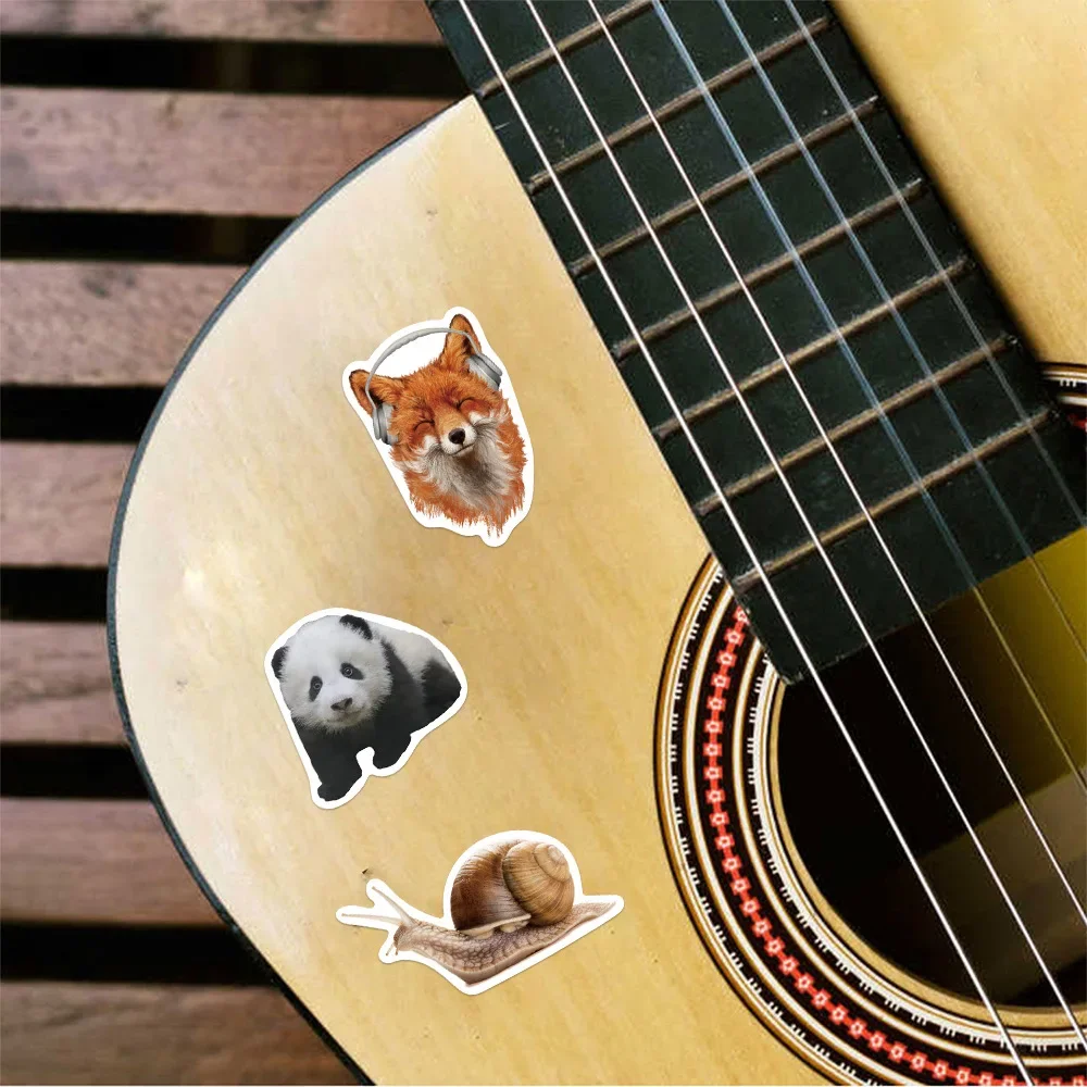 10/30/50Pcs Cute Aniamsl Waterproof Graffiti Sticker Aesthetic Decorative Luggage Cup Guitar Laptop Phone Notebook Kids Stickers