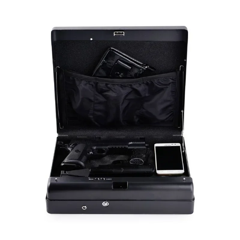 Combination Password Safe Safety Gun Key Valuables Jewelry Box Portable Safe Storage Box