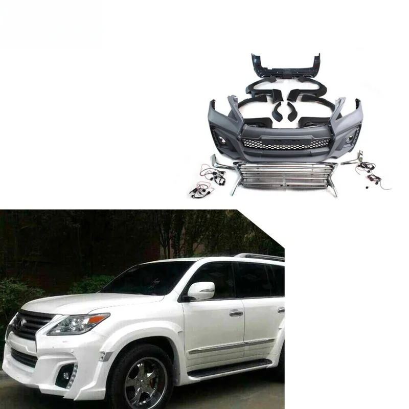 High Quality LX570 Body Kit Car Exterior Facelift Upgrade Modification Styling Accessories
