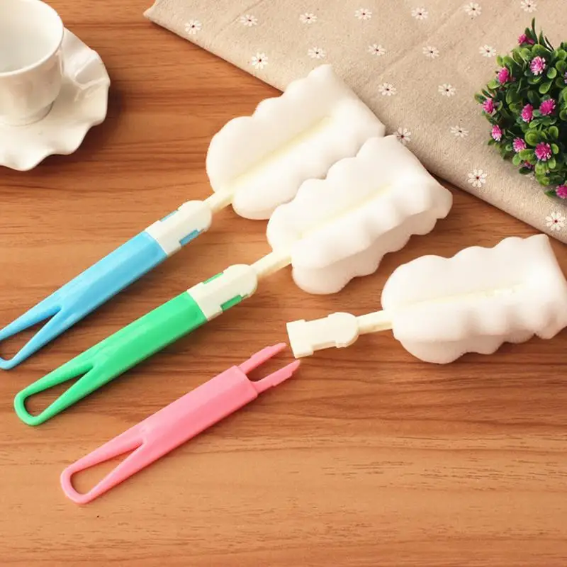 

Baby Nipple Milk Bottle Cup 360 Degree Sponge Cleaner Nipple Brush Washing Brush for Cups Bottle Brush Water Bottle Scrubbing