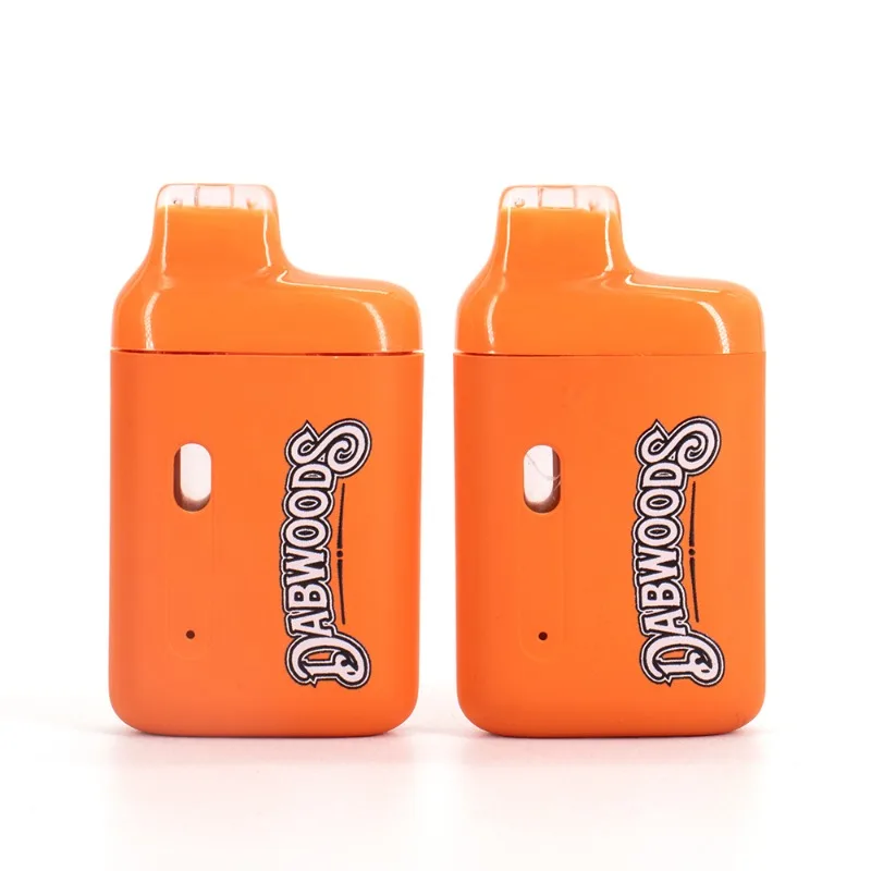 Dabwoods Vape Pen 1ml 2ml leerer Pod 280mAh wiederauf lad bares Typ C-Gerät mit Spannungs einstellung Vorheiz funktion für dickes Öl