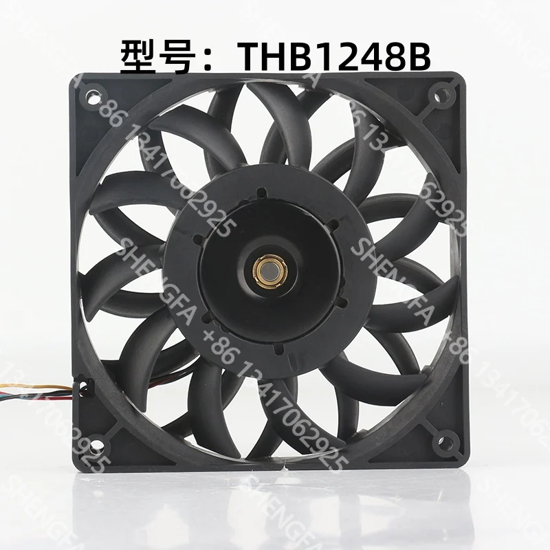 New Delta 5V 12V 24V DC 48V 0.75A 12025 12CM  120x120x25MM PWM Temperature control Brute Force axial flow THB1248B cooling fan