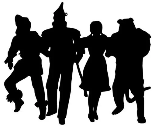 

For WIZARD OF OZ Vinyl Decal Sticker Car Window Wall Dorothy Scarecrow Tin Man Lion