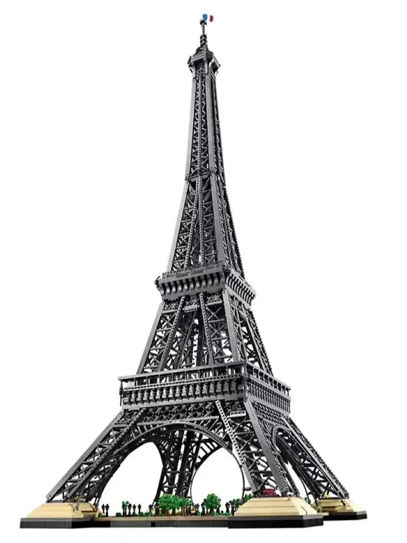 Décennie s de Construction de la Tour Eiffel, Compatibles avec 10001 Grands Modèles de Briques, Architecture Distributrice pour Anniversaire, Cadeaux pour Enfants, Jouets, 1.5m, 10307 Pièces