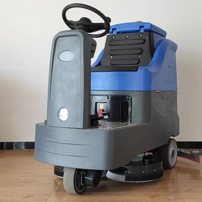 Commercial Industrial Floor Scrubber Machine Driving Washing Cleaning Machine Suction Mop Washing Integrated Mopping Machine