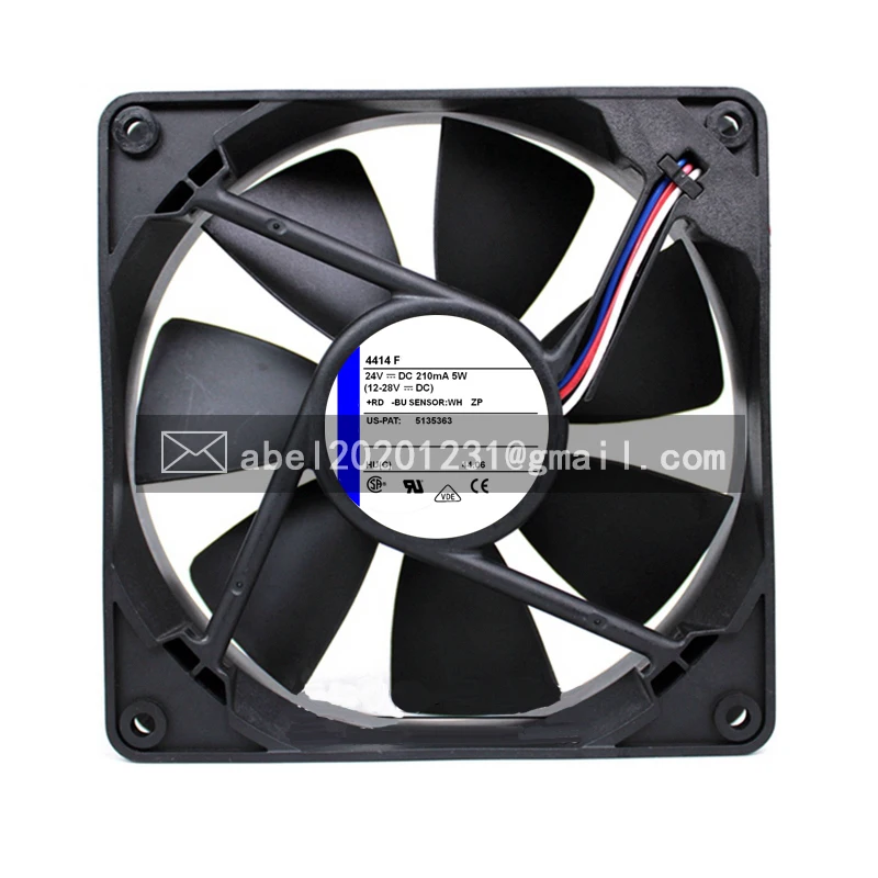 

BRAND NEW 4414F 4414 F DC 24V ORIGINAL COOLING FAN COOLER 119 x 119 x 25 mm