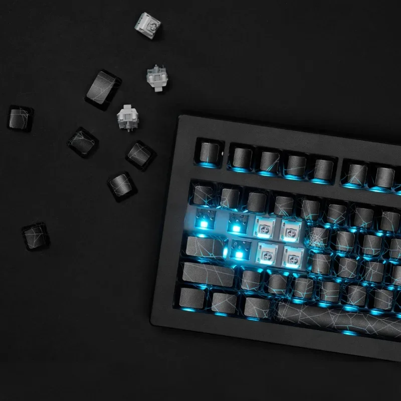 Klawiatura mechaniczna ZORNHER Zuohe CG870 Bezprzewodowa Bluetooth Tri Mode Personalizowana RGB Hot Swap Gamingowa Biurowa Klawiatura Laptop Prezent