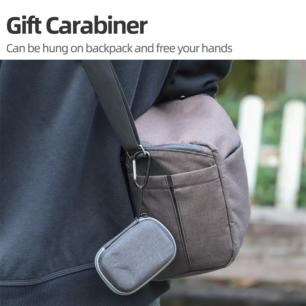 Caso de armazenamento de viagem ao ar livre microfone sem fio caixa de proteção portátil para dji microfone mini acessórios