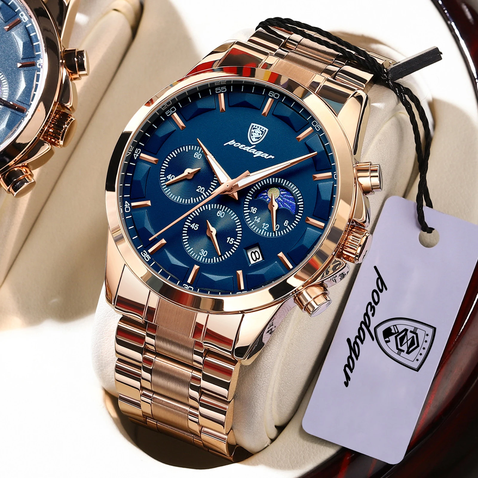 Men's Waterproof Luminous Chronograph Watch