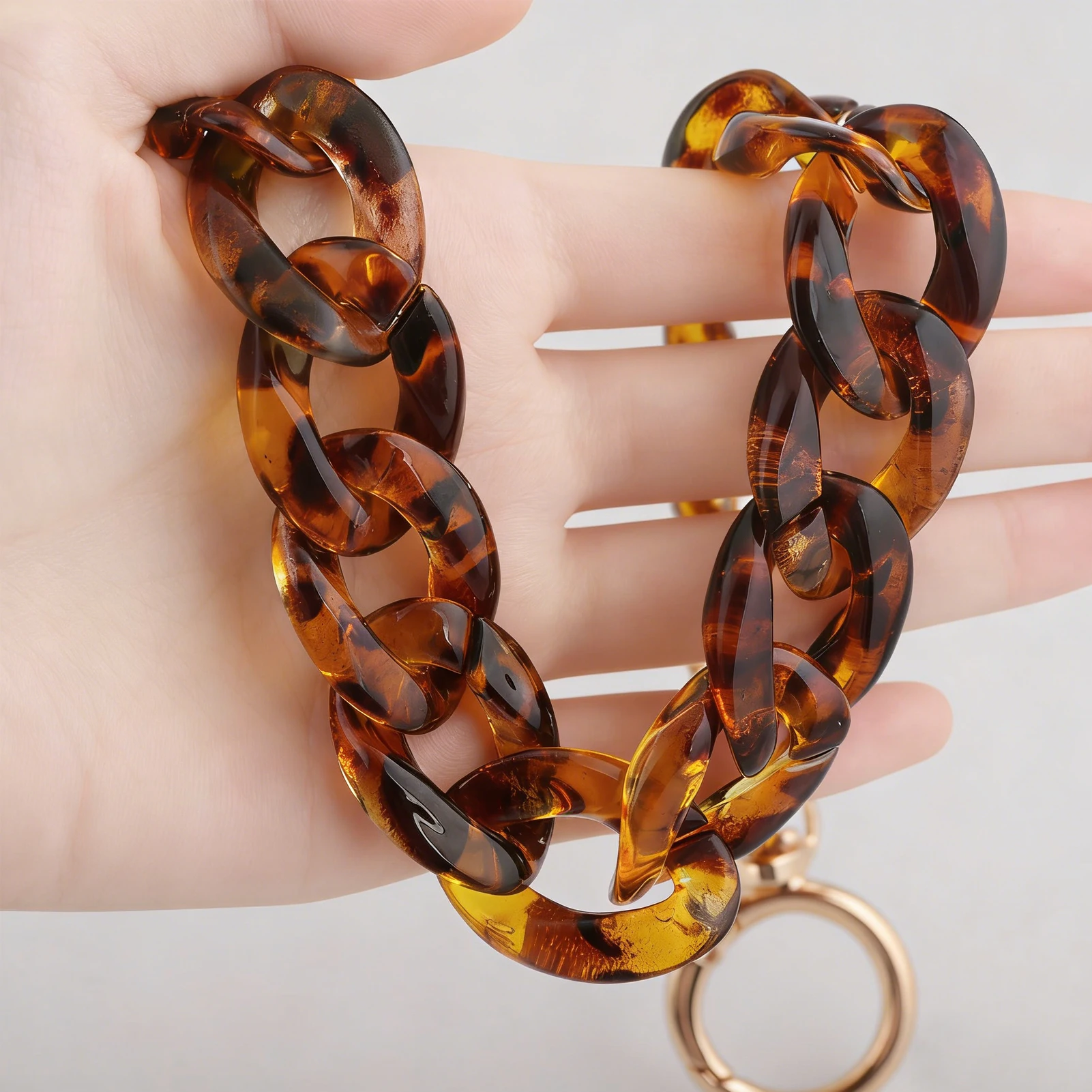 Rantai Tas Akrilik Premium Mot - Tortoiseshell Bag Acrylic ulasan dan harga