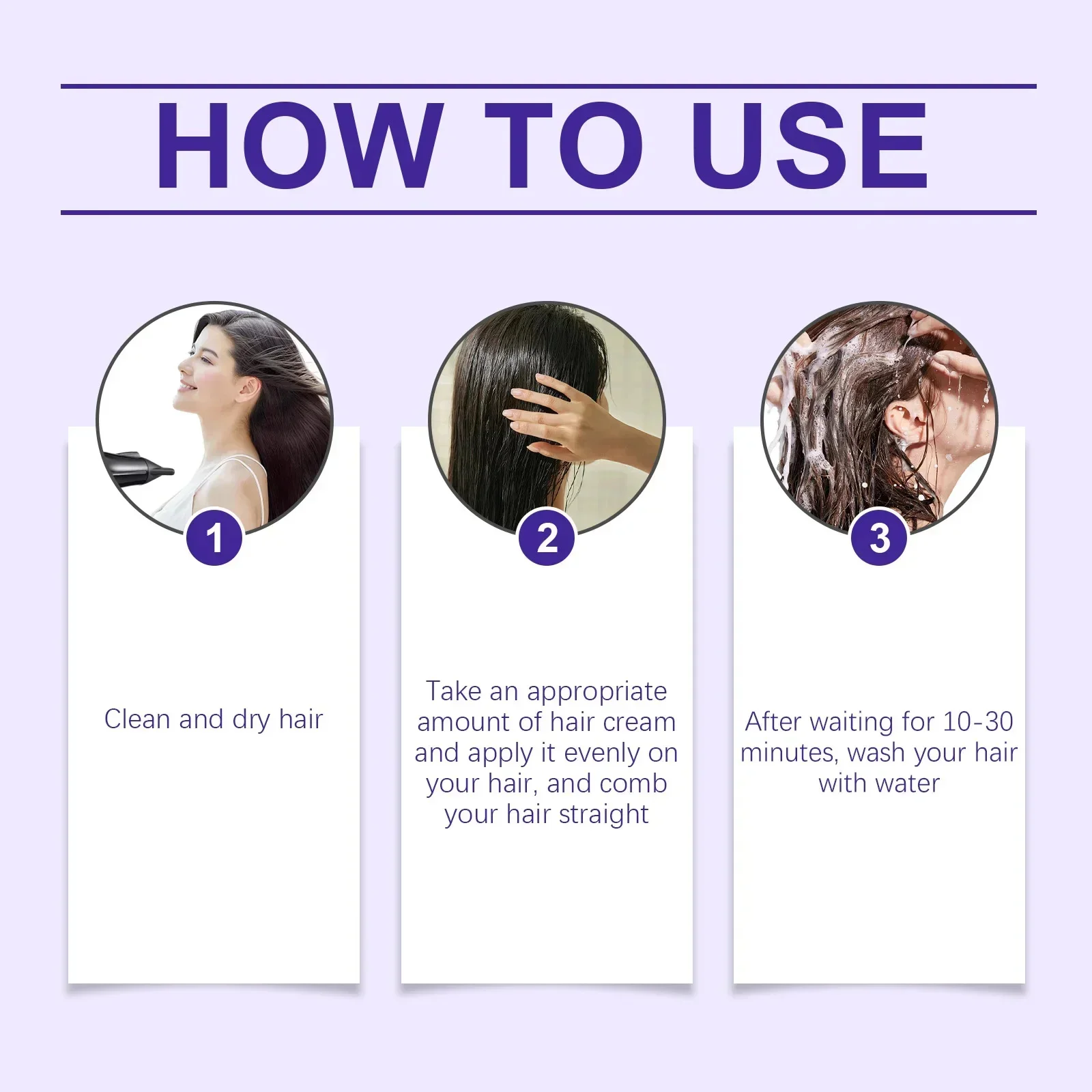 Protein Straightening Cream Nourishes Softens Hair Creating Silky Smooth Hair Repair Frizz Curls Naturally Without Damaging Hair