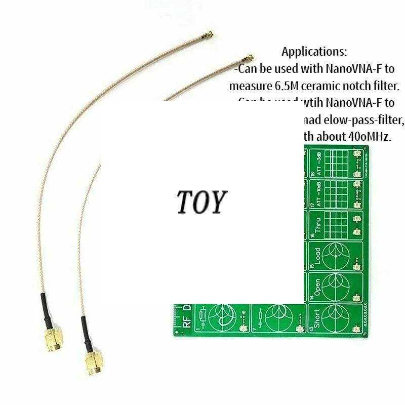 

Analyzer Board Attenuator RF Test Board, 18 Functional Modules RF Demo Kit NanoVNA Test Filters Vector Network