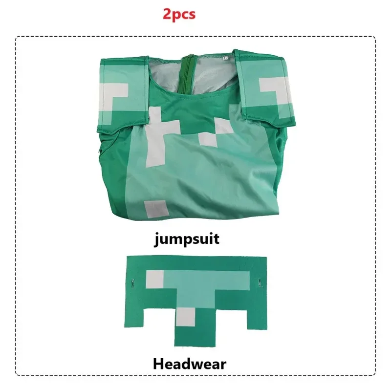 Игры Пурим, детский лучший подарок, алмазная доспехи, Алекс, игровой персонаж, набор для косплея Стива, костюмы для вечеринки на Хэллоуин для мальчиков yi; 4