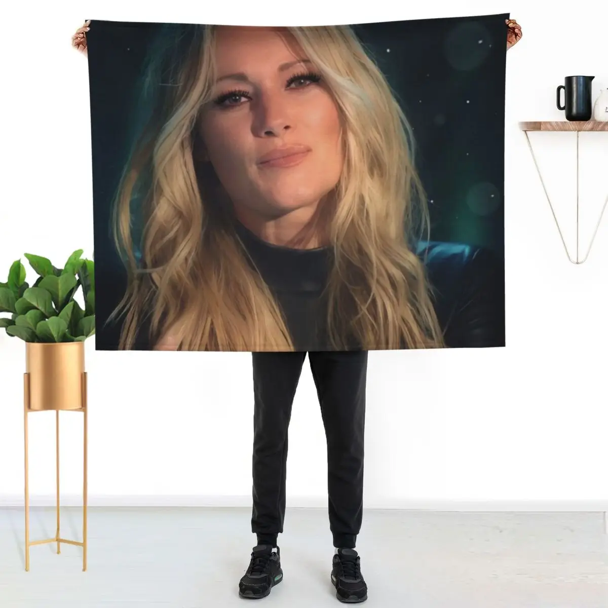 

Night For Helene Fischer Throw Blanket Breathable Lightweight Blanket for Adults Kids