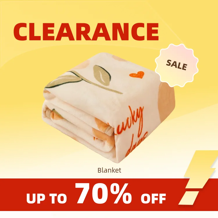 Clearance_Reinforced Thickness Flannel Two-sided Multifunction Warm Lid Blanket_Continuous updates