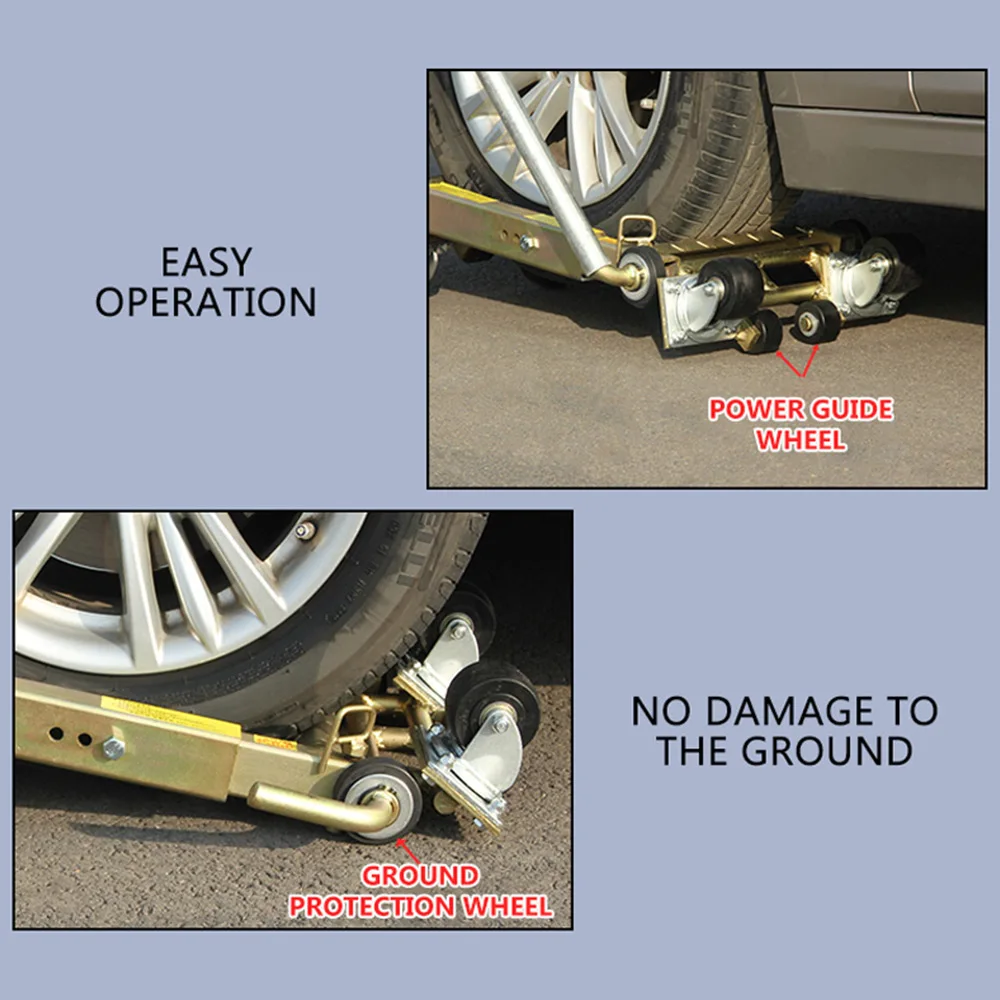 آلة نقل السيارة الهيدروليكية 3T ماكس تتحرك عجلة عالمية محرك السيارة مقطورة هيدروليكية جهاز متنقل للمركبة #4