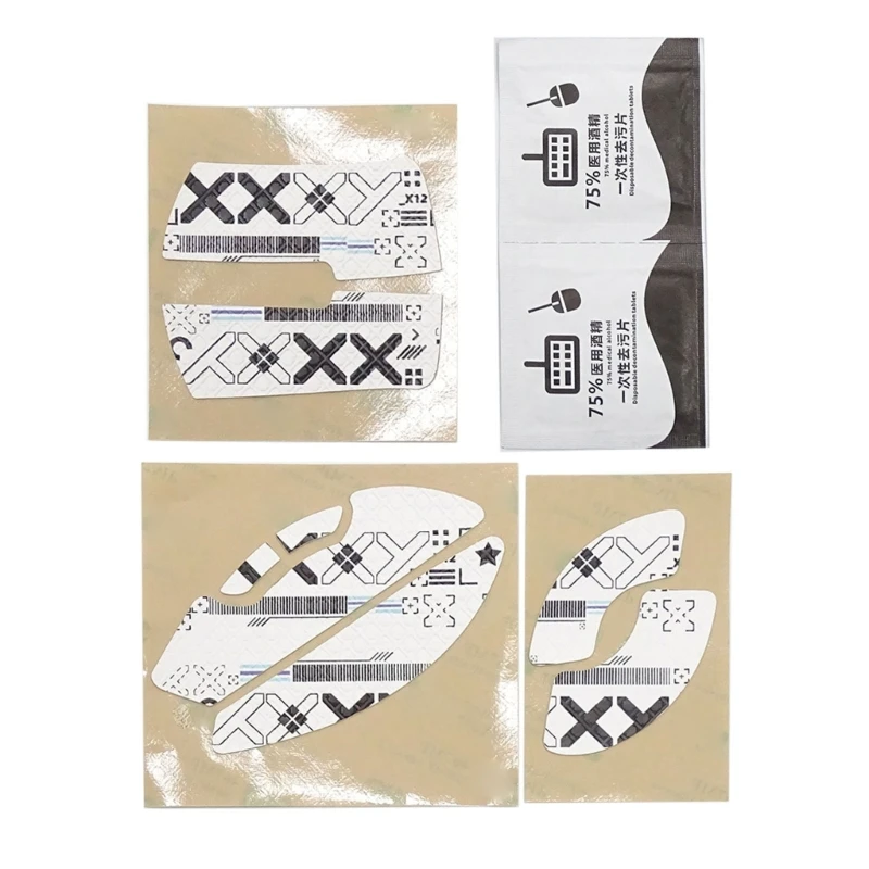 DIY ผิวเมาส์เมาส์สเก็ตสติกเกอร์สติกเกอร์เหงื่อ Pad AntiSlip Grip เทปสำหรับ DeathAdder Mouse