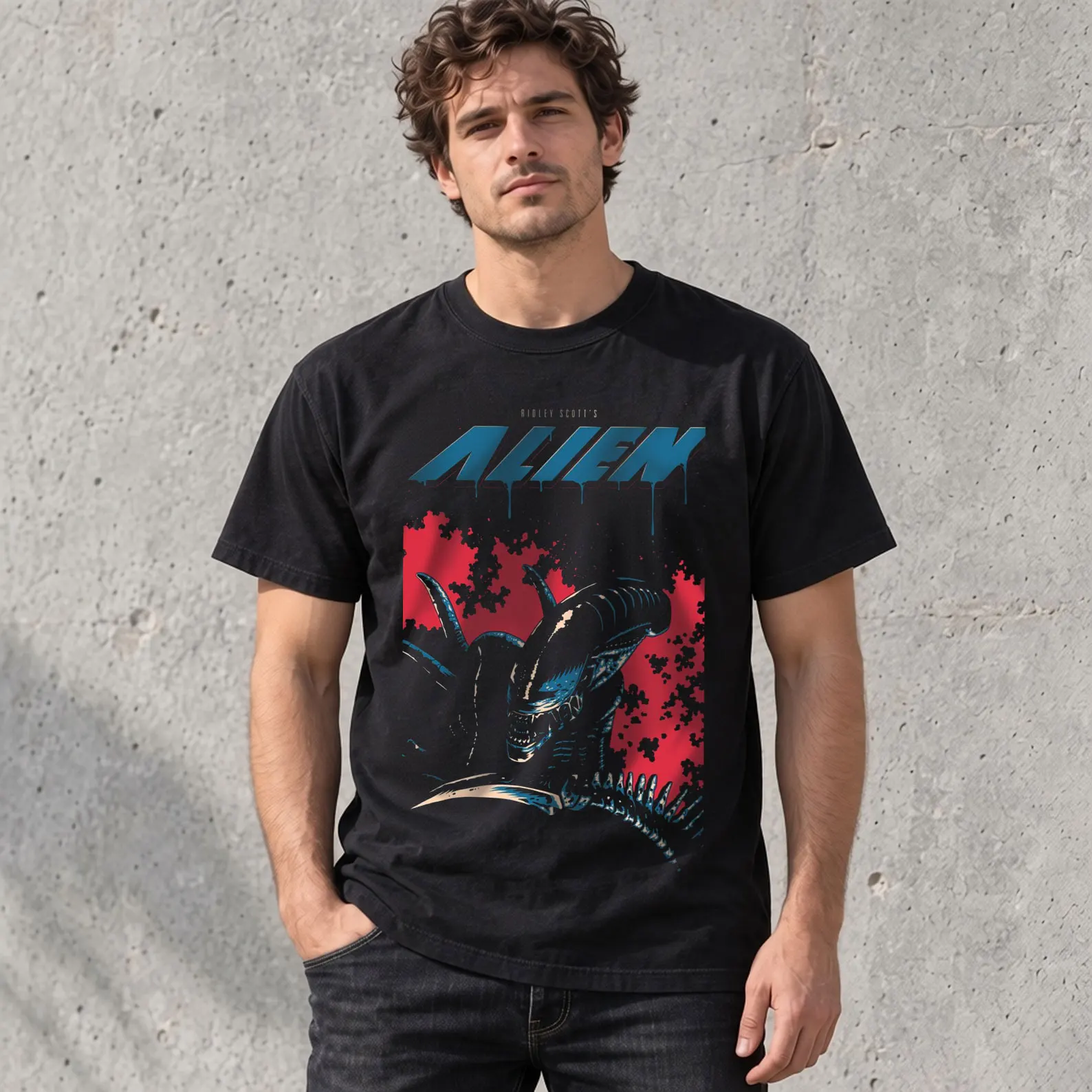 Alien Movie Ellen Ripley Graphic T-Shirt Retro Sci-Fi LV-426 Wayland-Yutani Horror Xenomorph Unisex Vintage Short-Sleeve Tee