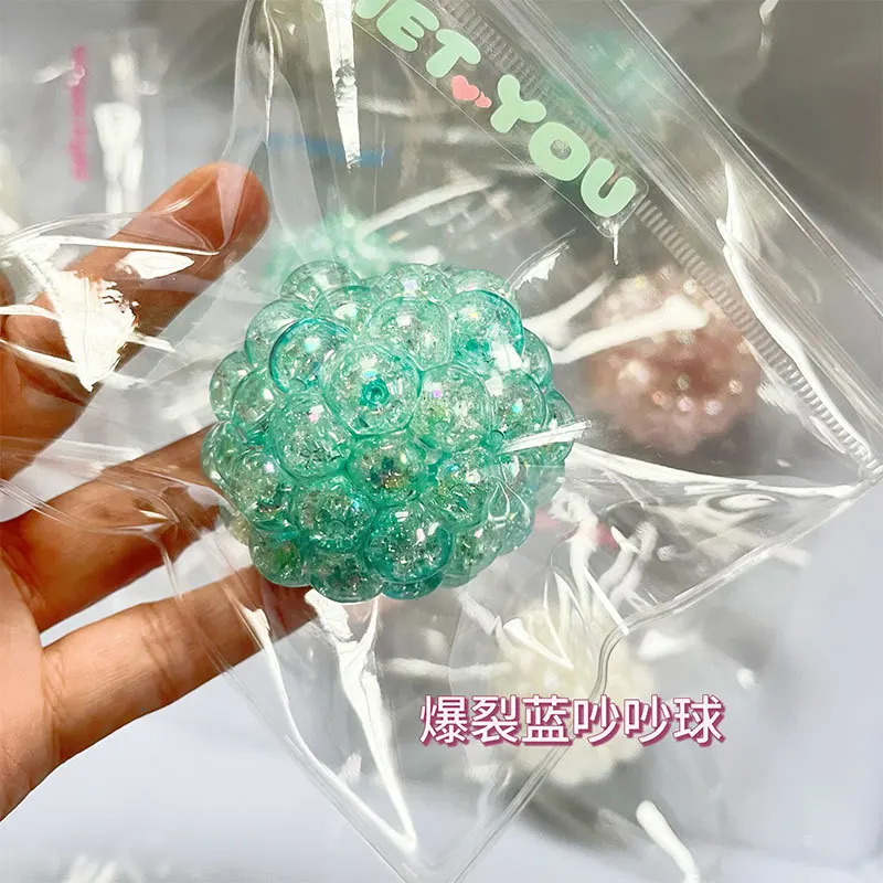 Kreatywna śliczna szumiana piłka szczypta zabawki do ściskania śmieszne zabawki antystresowe kształtująca perła ręcznie robiona piłka szumiana piłka prezenty dla dzieci