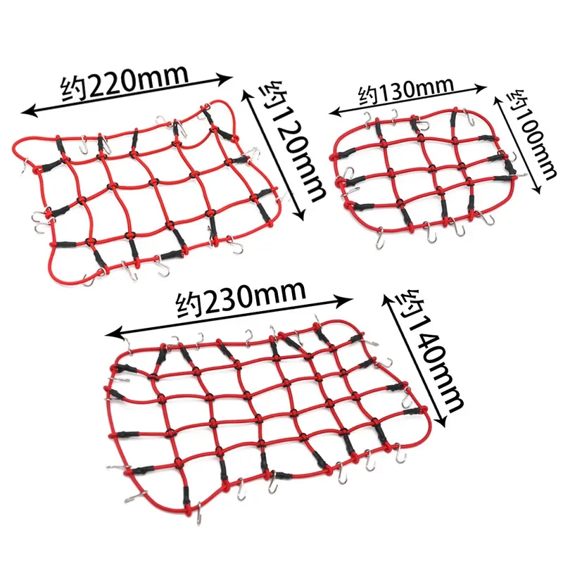 RC Car Roof Rack Luggage Net for 1/10 1/12 RC Crawler AXIAL SCX10 MN D90 D110 Traxxas TRX-4 90046 KM2 Accessory Parts