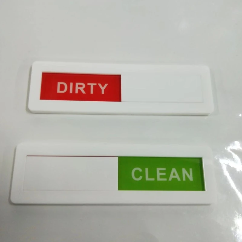 367A Dishwasher Magnets Clean Dirty Sign Magnet Dishwasher Sticker for Washing Machine Kitchen Supplies