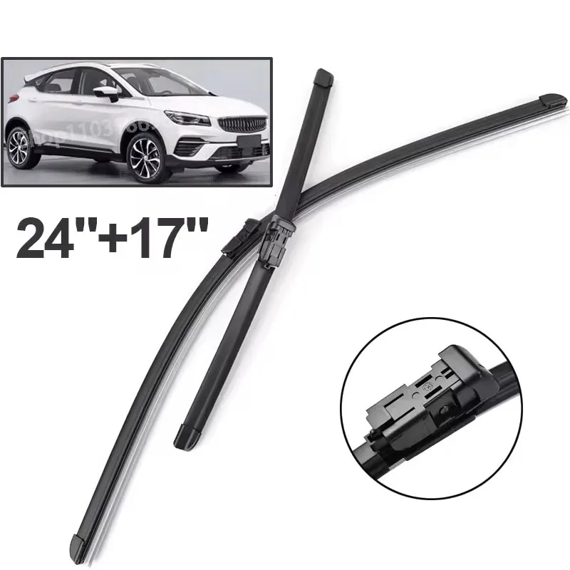 

Wiper LHD Front Wiper Blades For Geely Emgrand GS 2020 - 2023 Windshield Windscreen Window Car Rain Brushes 24"+17"