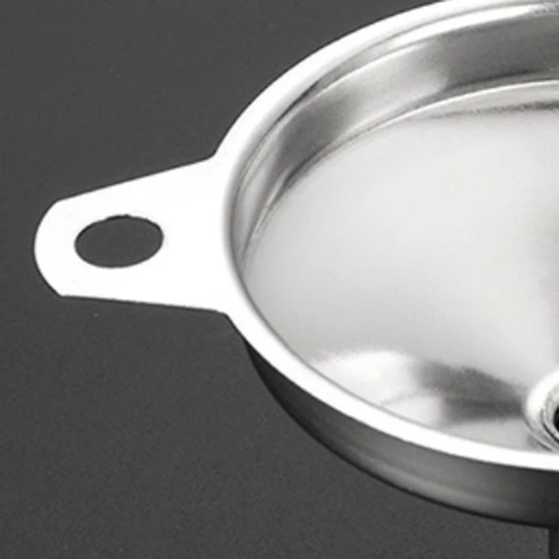 1PC Small Mouth Stainless Steel Funnel, Liquid Filling Tool for Flask, Oil and Beer
