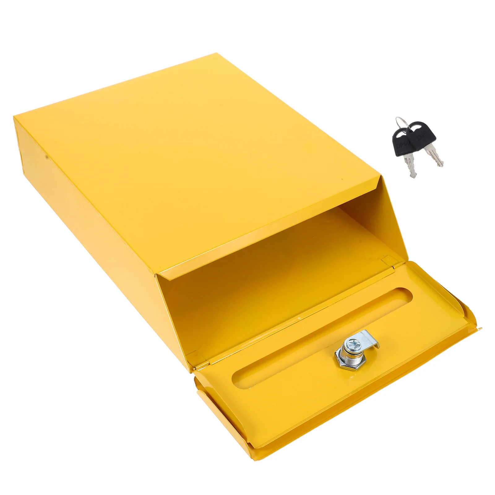 

1Pcs European Style Iron Letter Box Durable Waterproof Post Box Creative Mail Suggestion Container Mailbox Suggestion Case