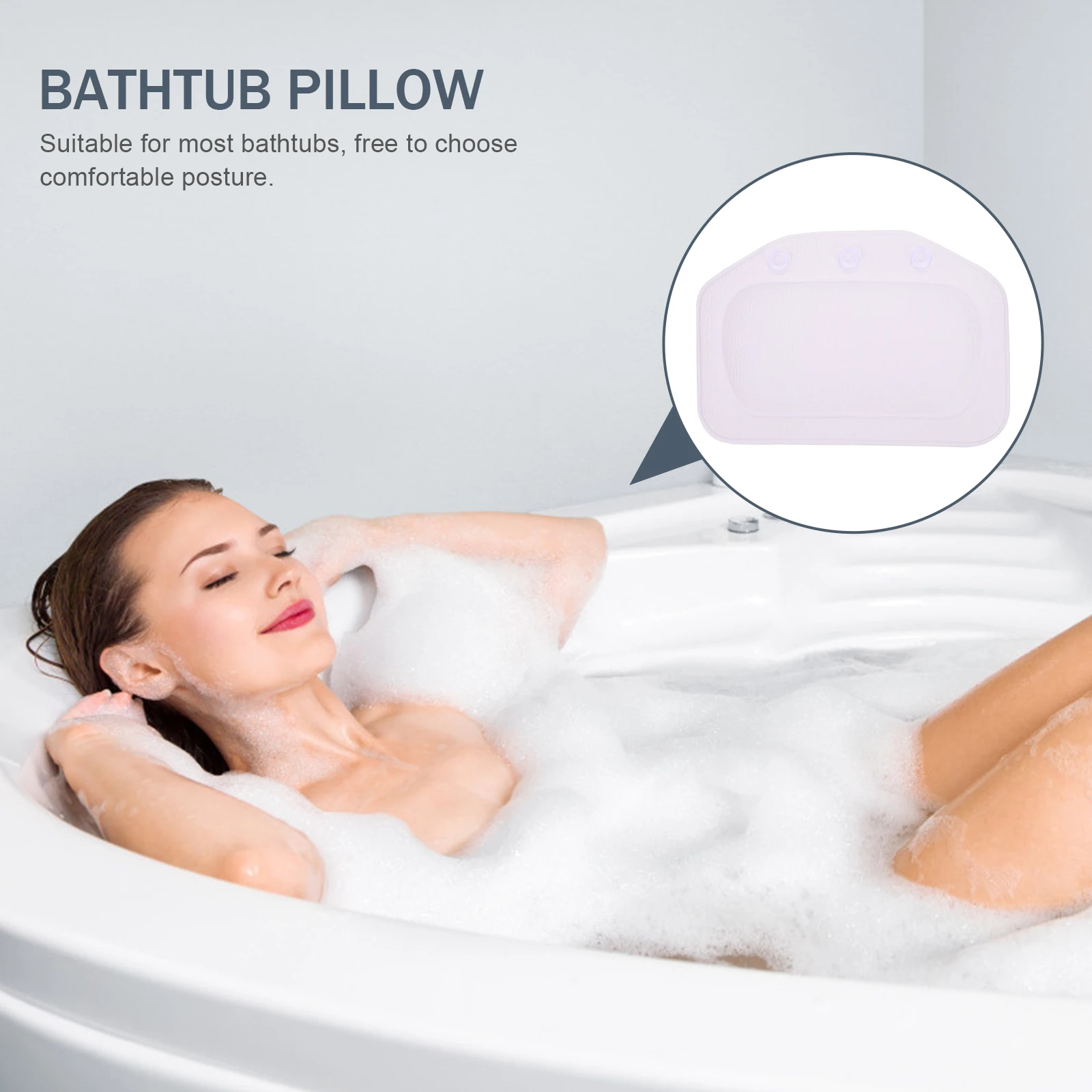 

Premium Spa Bathtub Pillow For Luxurious Relaxation And Comfort Support For Neck Shoulder Bathtub Accessory