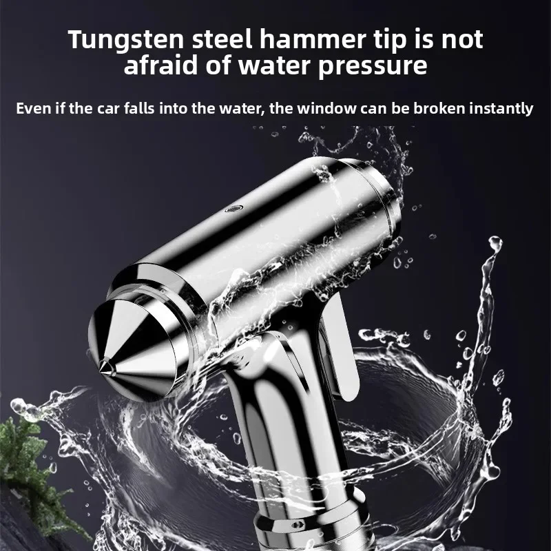 Car Safety Hammer Car Window Breaker Emergency Hammer with Seat Belt Cutter for Auto Rescue Escape Life Saver Hammer image 2