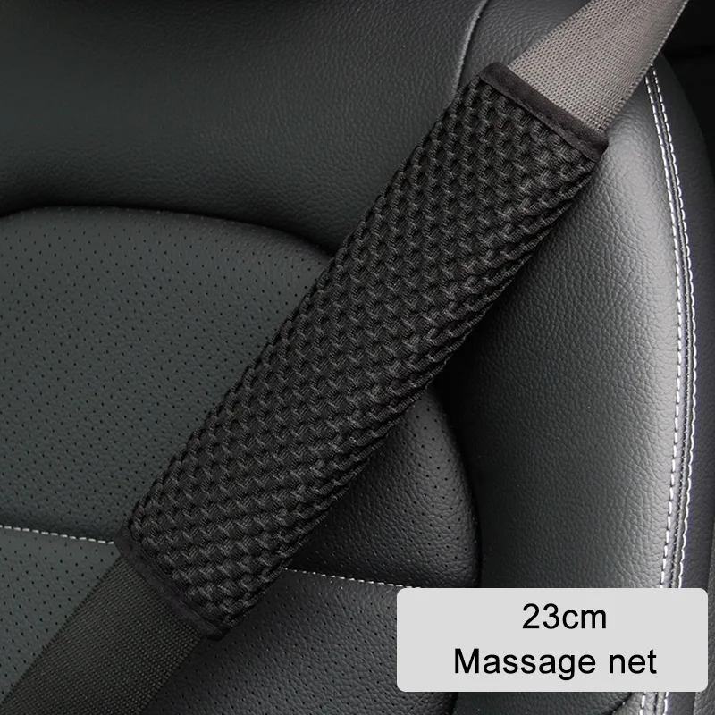 Car Seat Belt Shoulder Guard Padding Pad Massage Net Breathable Four Seasons 23 30 50 75cmCar Interior Accessories