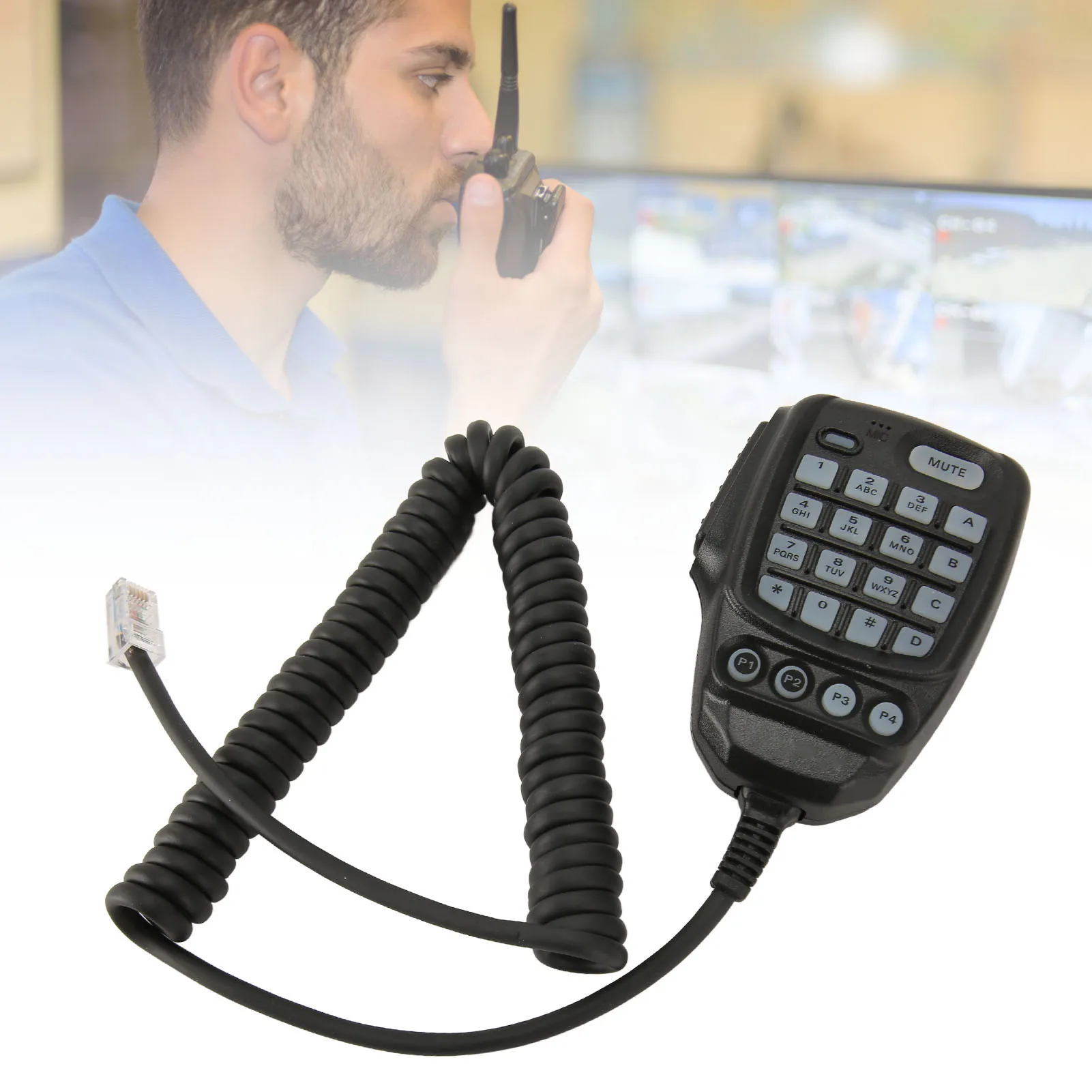 

Рация, динамик, микрофон, 2-полосный радиомикрофон, высокая прочность на растяжение, портативный ABS для 400XDR, FTM 300DR, 1907R