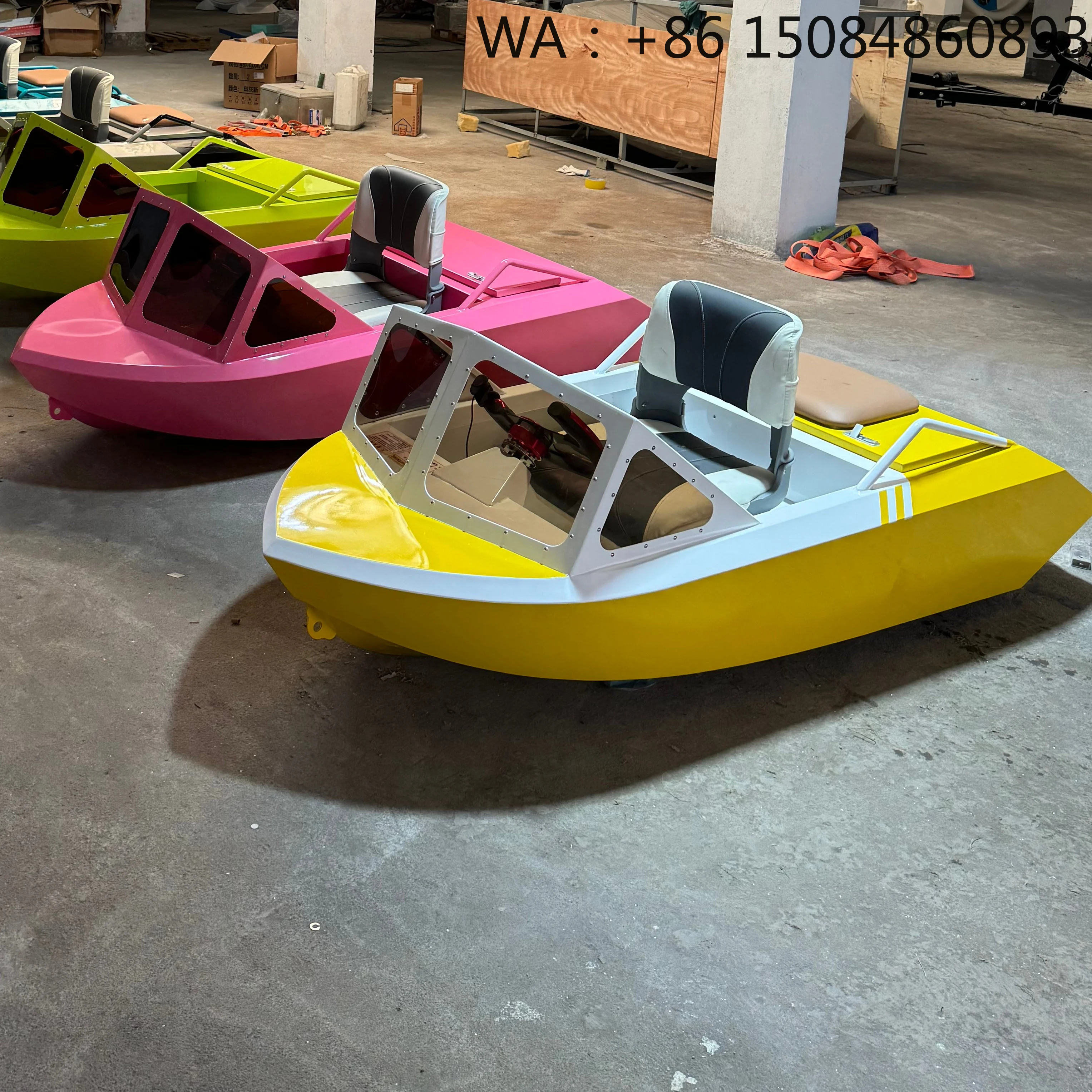 Eco Friendly Lightweight Water Kart Boat, Flexible Stable Power Component For Multi Scene Outdoor Water Recreation Activity