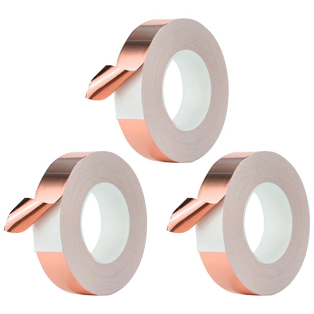 Copper Tape Against Snails 30/50/70mm Snail Protection Anti Snails Self-Adhesive Shielding Tape Snail Fence for Plant Protection