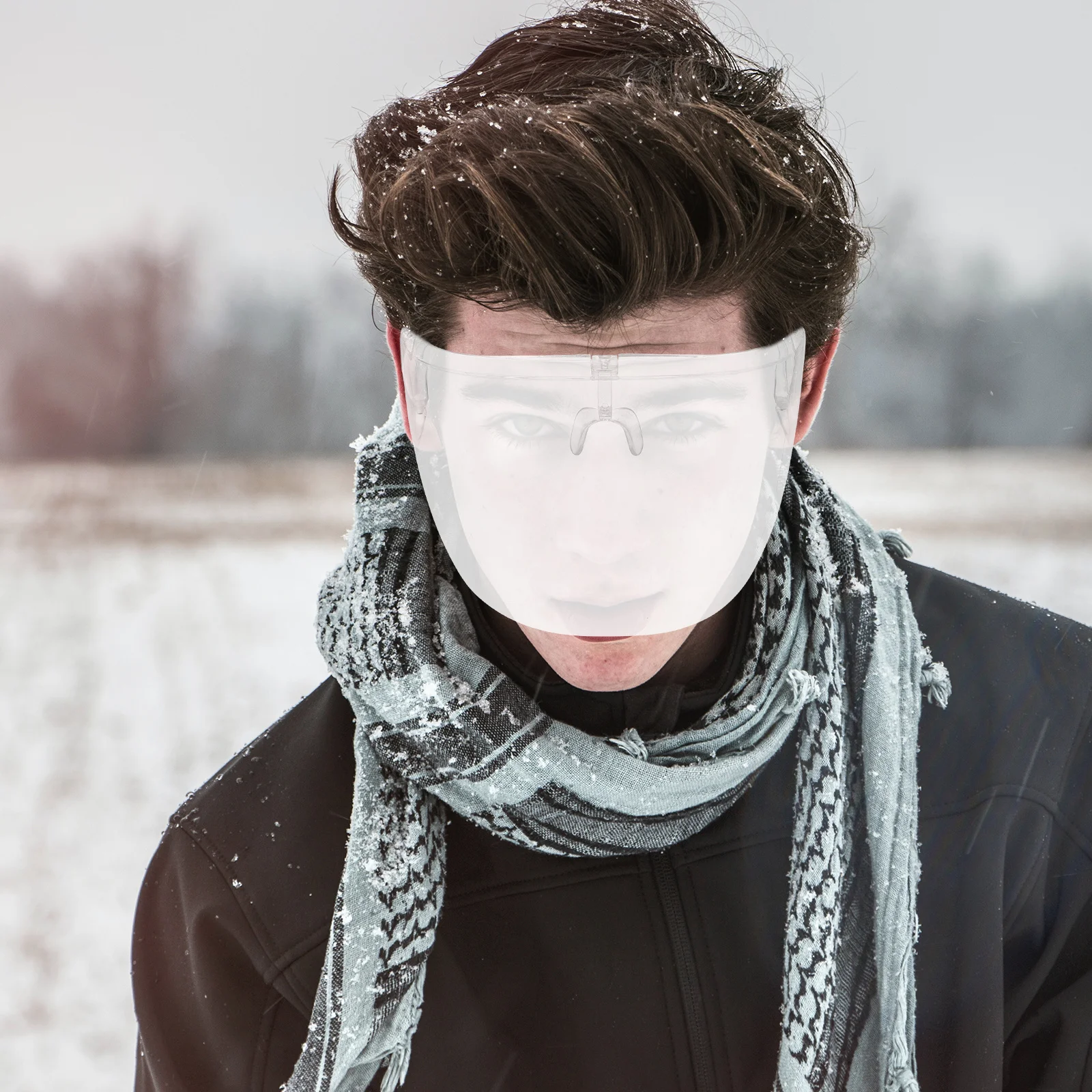 1 قطعة نظارات واقية شفافة الغبار في الهواء الطلق نظارات العين خفيفة الوزن تأثير المقاومة نظارات واقية #5