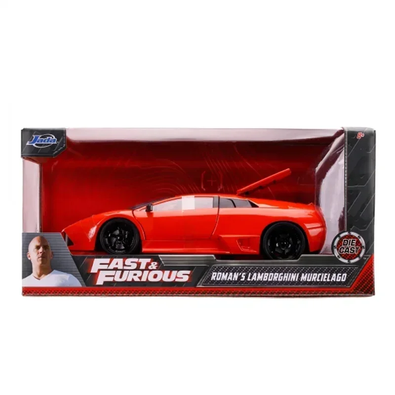 Jada 1:24 Dom's Lamborghini Murcielago Supracar Diecast Metal Alloy Model Car Toys para crianças Coleção de presentes