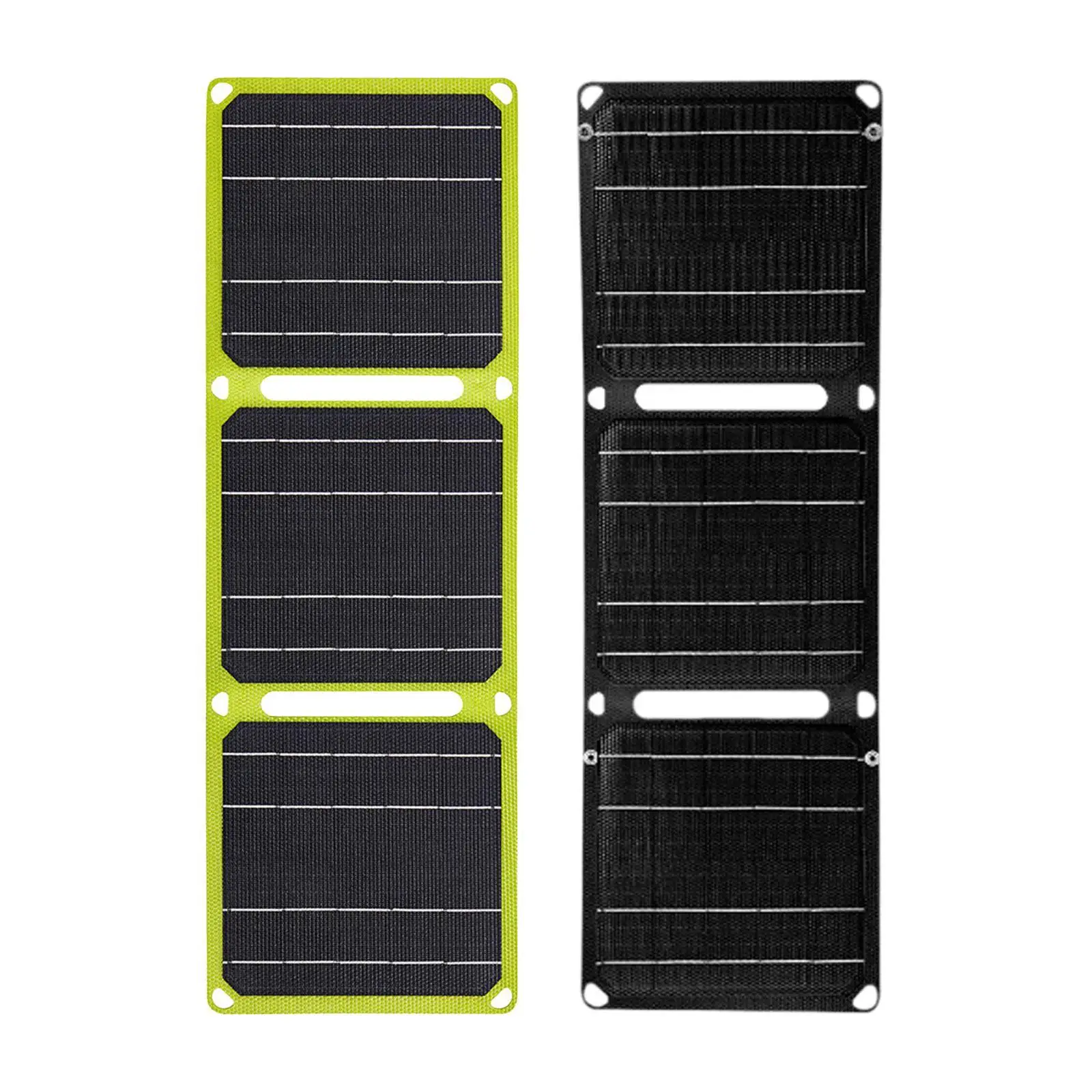 Foldable Solar Panel 3 Foldable Phones USB Charging IP67 Waterproof Lightweight Portable for Travel Camping