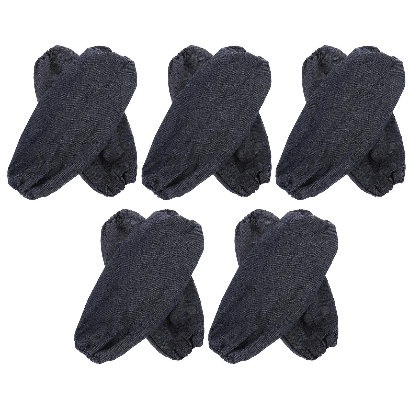 5Pairs Protective Arm Sleeves Durable Wear-Resistant Steel Mills Car Assembly Gas Welding Manufacturing Carpentry