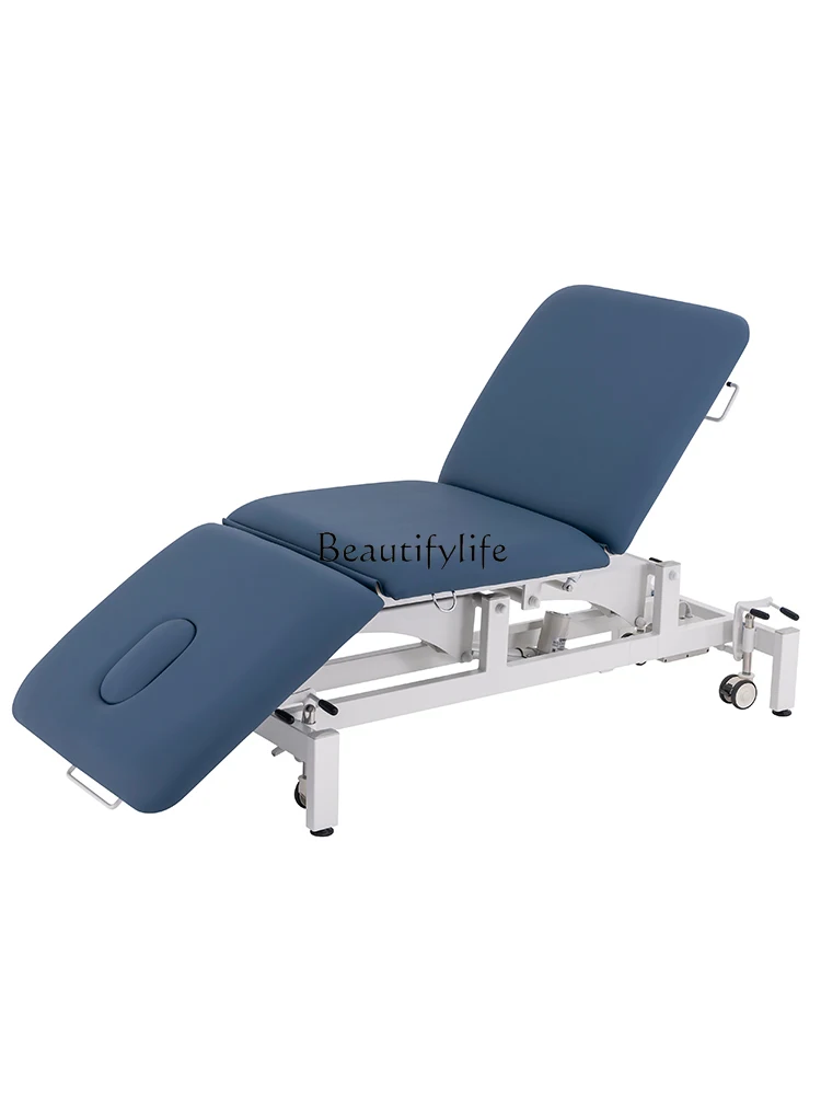 Electric Lifting Treatment Bed Rehabilitation Training Multifunctional Three-Stage Physical Therapy Massage Couch