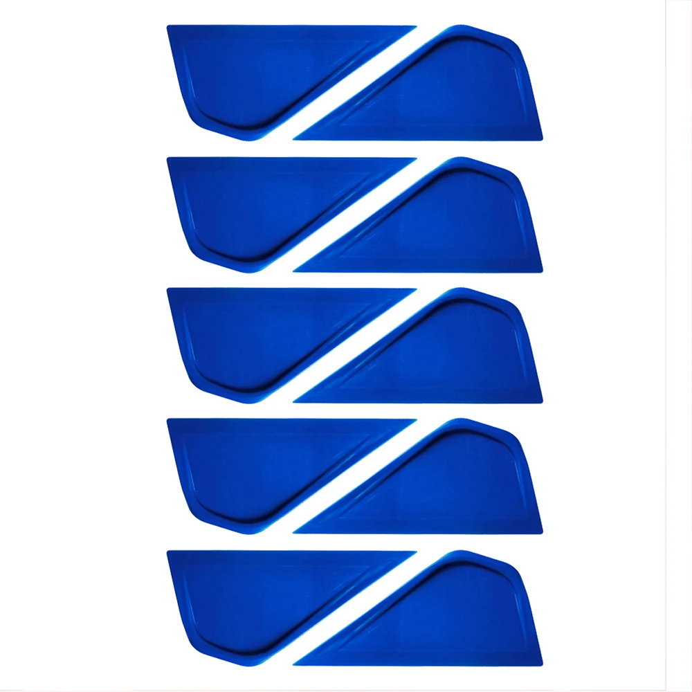 10pcs Car Vinyl Card Scraper Pointed Film Wrap Contour Squeegee Window Glass Tint Foil Install Automotive Tools 10A31