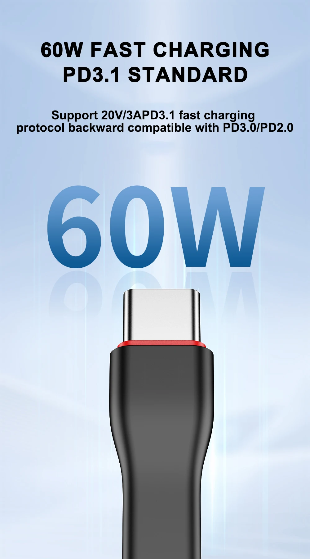 20 Gbit/s 90 ° USB-Kabel C auf C PD 3A 60 W 75 mm Mobile Power Typ C-Kabel für iPhone 16 15 Pro Max MacBook Power Bank Tablet iPad – Detail 11