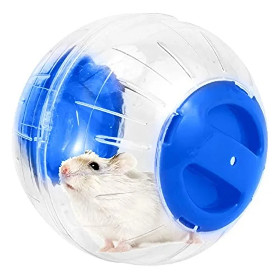 Mini New Cute Dwarf Hamster Running Ball 4.72 Inches Crystal Ball for Hamsters Small Silent Exercise Wheel Cage Accessories for