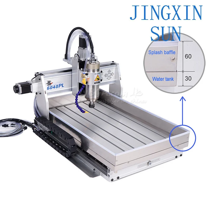 CNC Router CNC Engraving and Cutting Machine LY 6040PL Suitable for Hardwoods Softwood Optional 3/4 Axis and Flume 2200W 50/60Hz