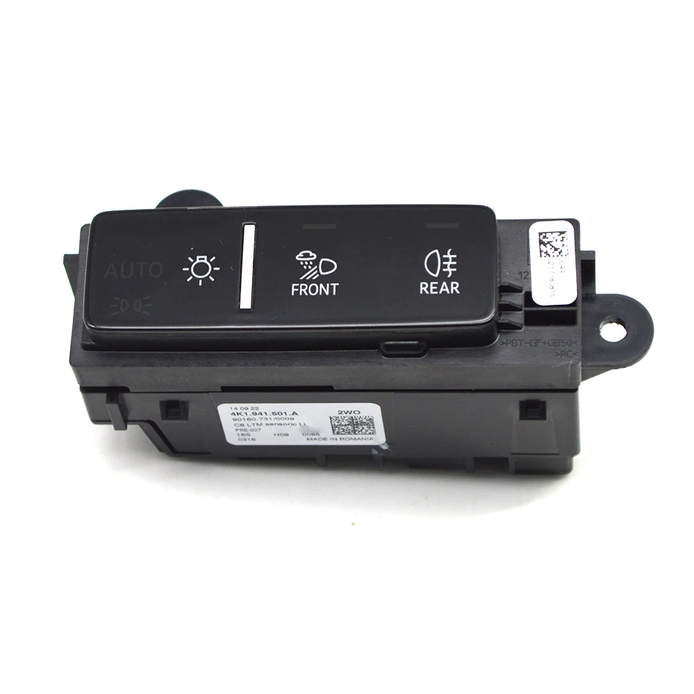 

Auto Headlight Switch Black Piano Head light Control Switch Button 4K1 941 501 A 4K1941501A For Audi A6 C8 A7 C8 Q7 Q8 A3 8Y