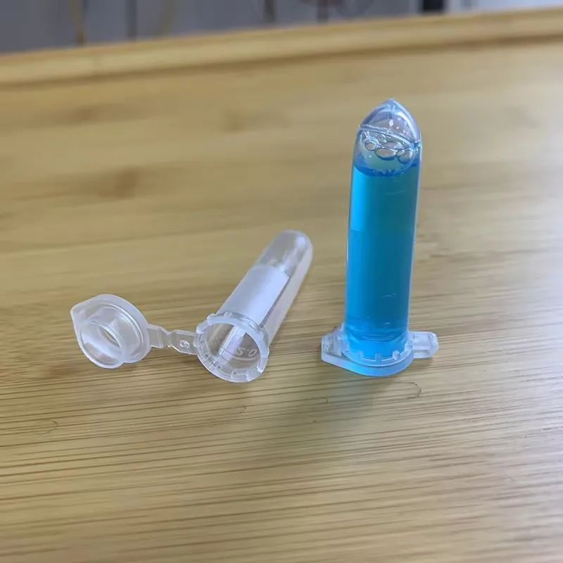 Centrifugebuizen van 2 ml Polypropyleen Helder Afgestudeerde Mirco-reageerbuizen met klikdop voor monsteropslagcontainer Geen lek