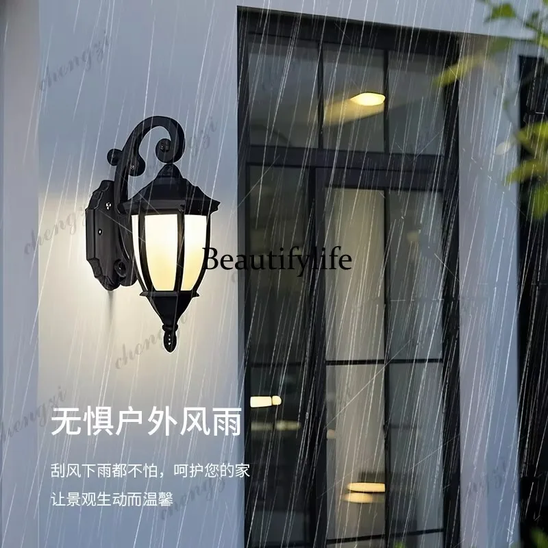 E182 Outdoor waterproof wall lamp American retro decorative garden lamp Exterior wall lighting Outdoor gate lighting
